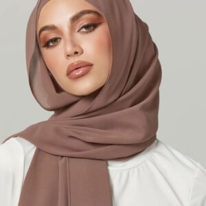 brown georgette hijab (copy)